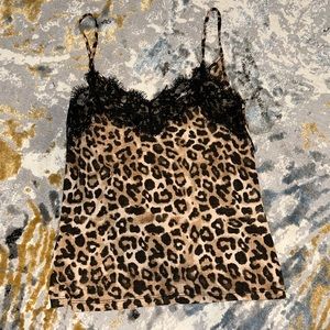 Women’s Zara Cheetah Lace Tank Top